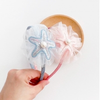 Girl Hairband Princess Starfish Mesh (GHB9043)